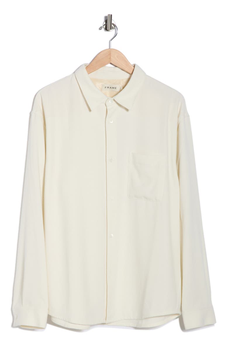 Textured Long Sleeve Shirt, Alternate, color, WHITE SAND
