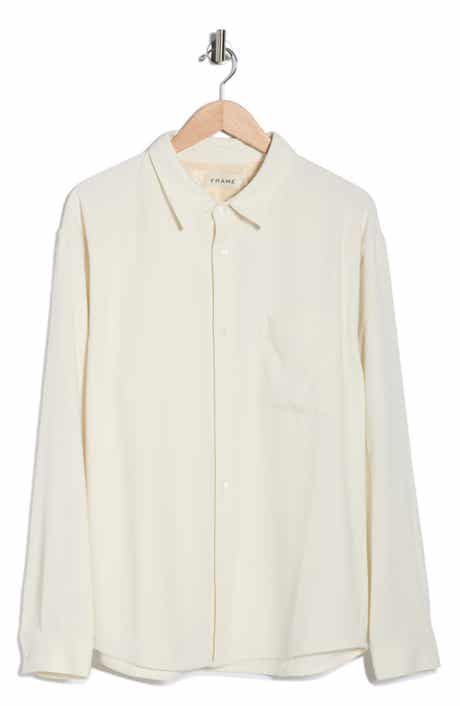 FRAME Textured Long Sleeve Shirt