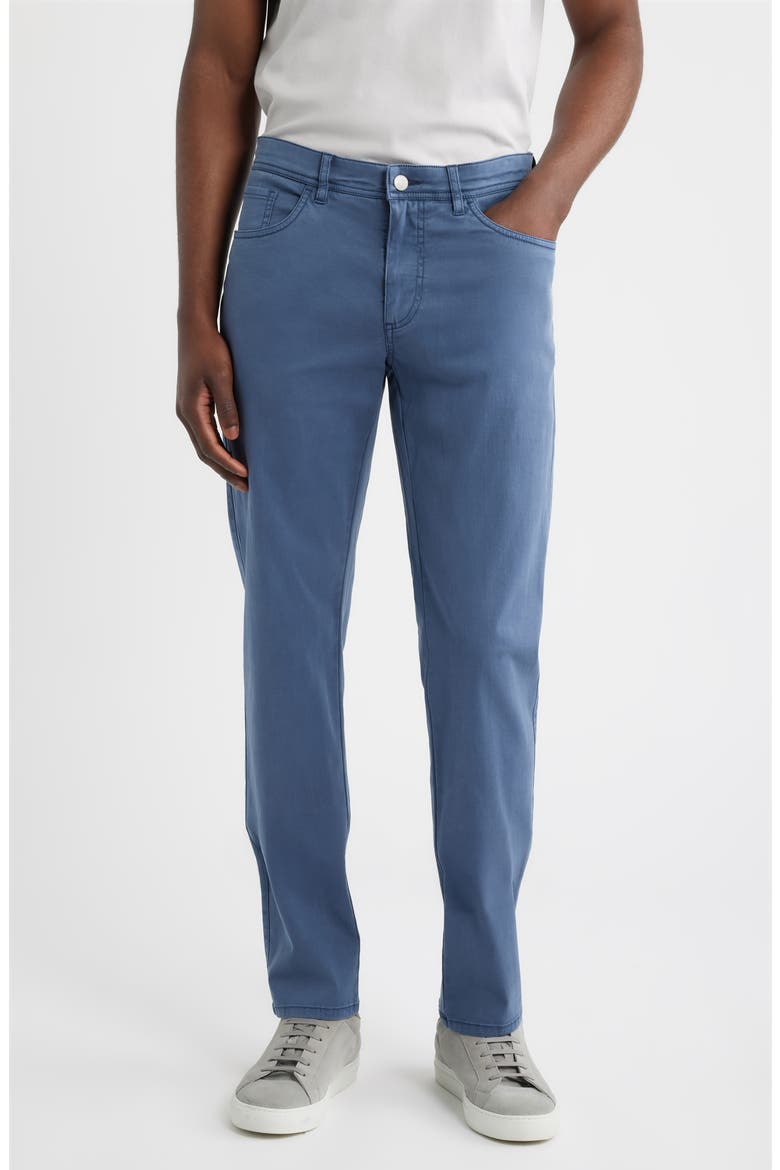 Savannah Straight Leg Twill 5-Pocket Pants, Main, color, INDIGO