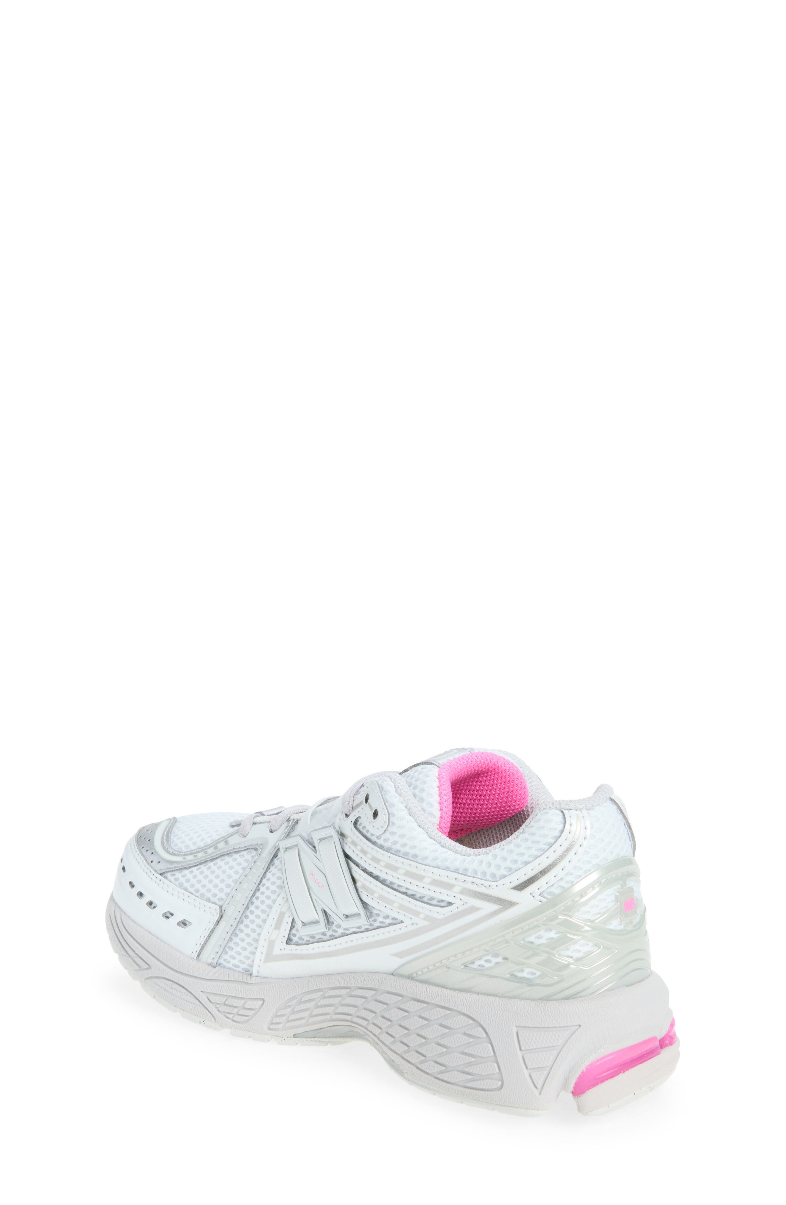 Kids' 1906R Running Shoe, Alternate, color, SILVER METALLIC/ PINK HEATHER