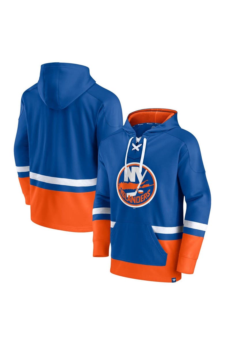 FANATICS Men's Fanatics Branded Royal New York Islanders Big & Tall First Battle Power Play Pullover Hoodie, Main, color,