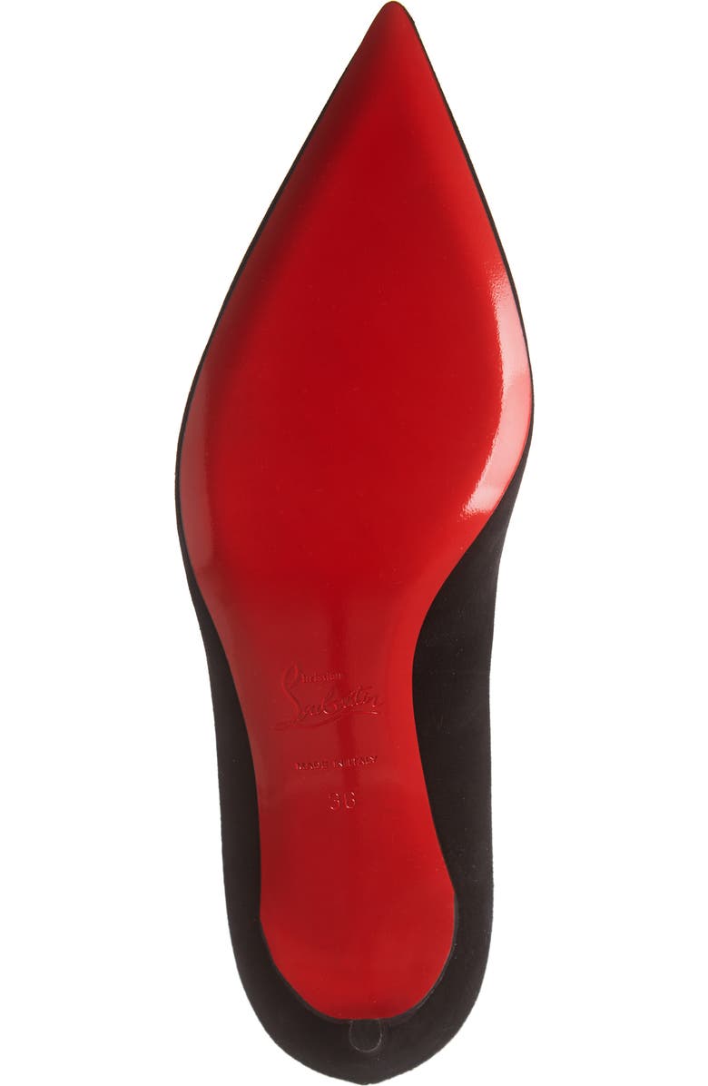 Christian Louboutin Kate Pointed Toe Pump, Alternate, color, Black