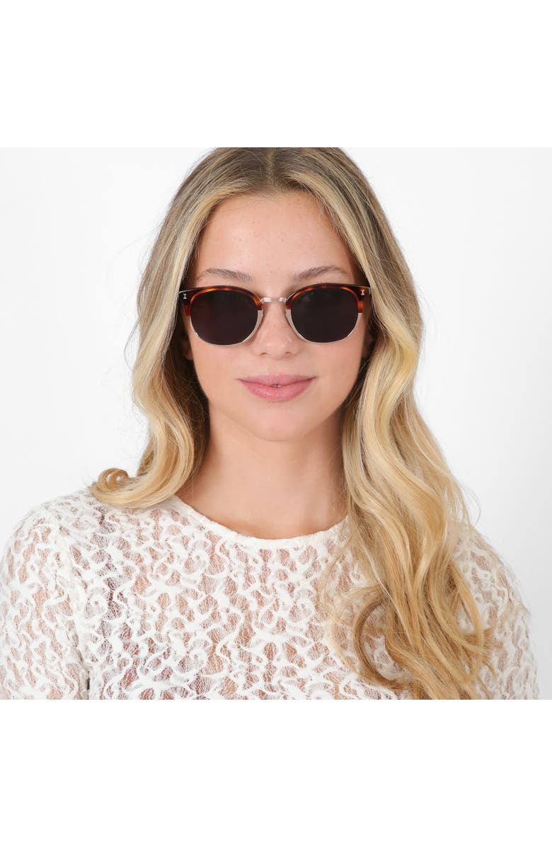 Illesteva Stockholm Sunglasses, Alternate, color, Black / Gold