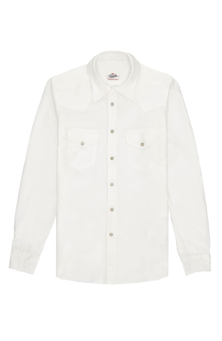Fortela Tex Slim Fit Shirt, Main, color, White