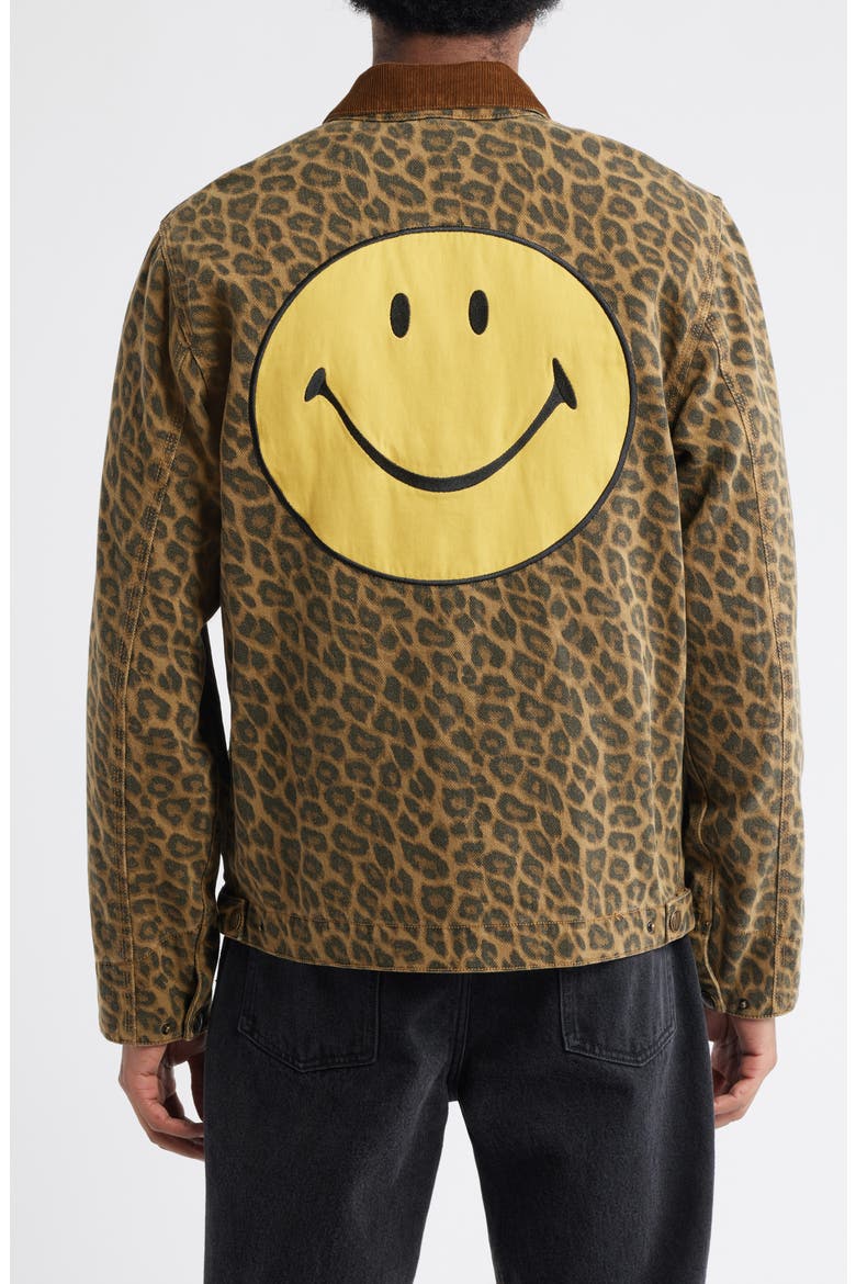 SMILEY® LA Work Jacket, Alternate, color, LEOPARD PRINT/ BROWN