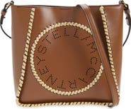 Stella McCartney Raffia Trim Crossbody Bag