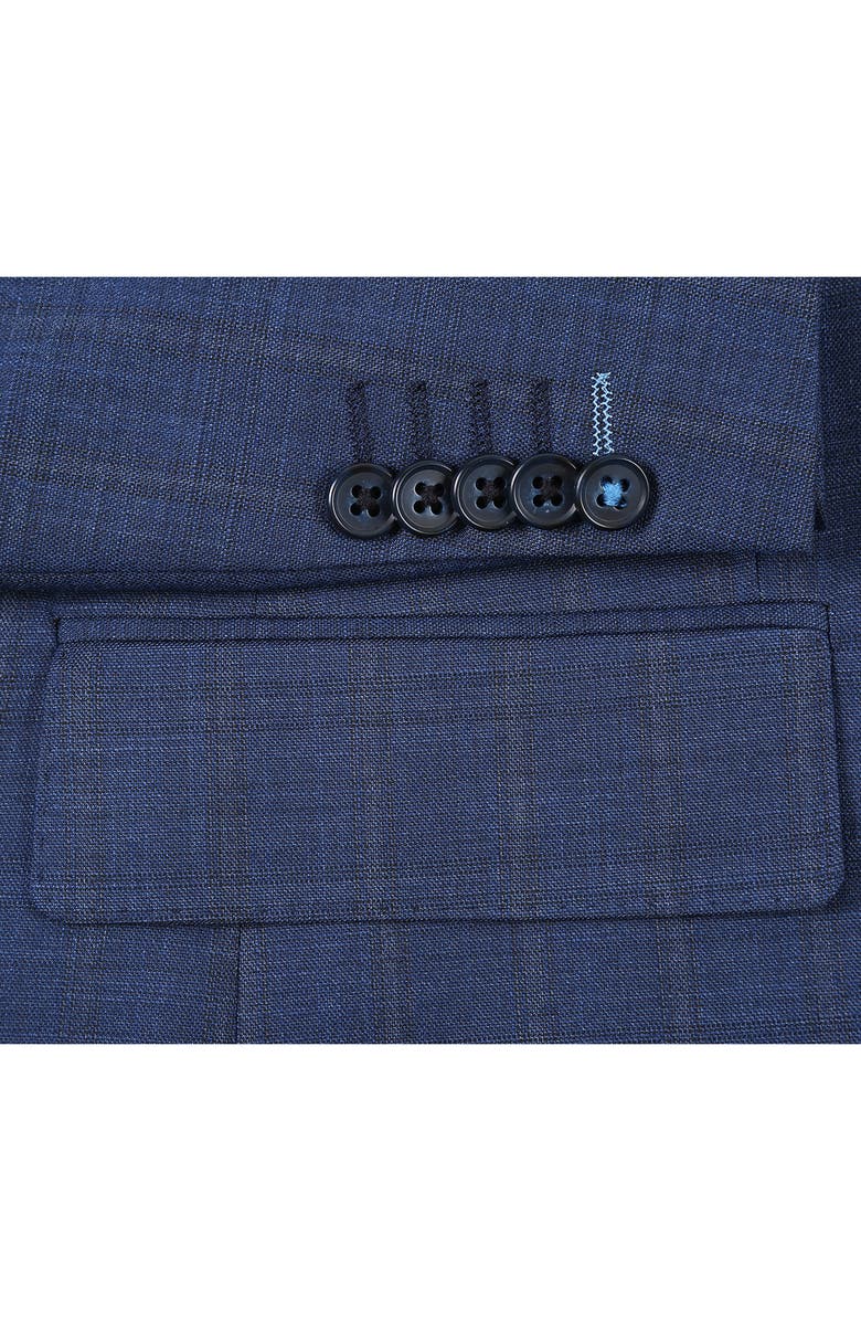 English Laundry Two-Button Flat Front Suit, Alternate, color, Blue