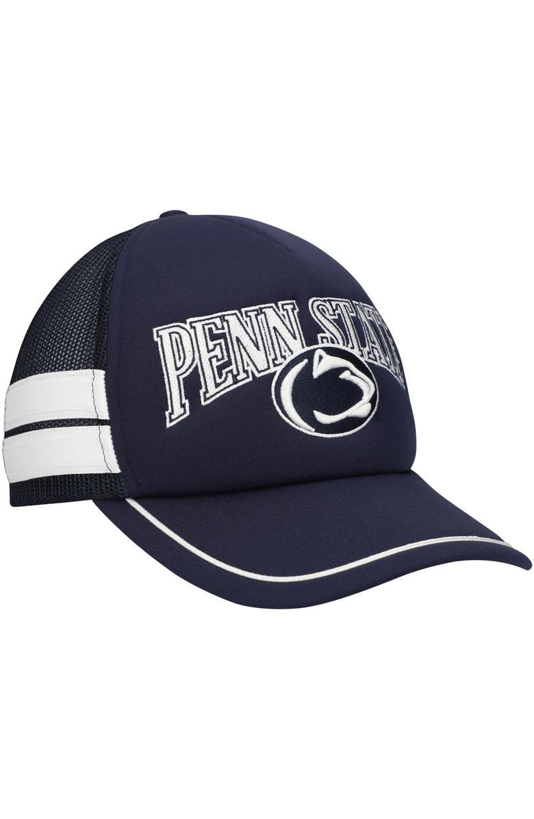 '47 Men's '47 Navy Penn State Nittany Lions Sideband Trucker Adjustable Hat, Alternate, color, Navy