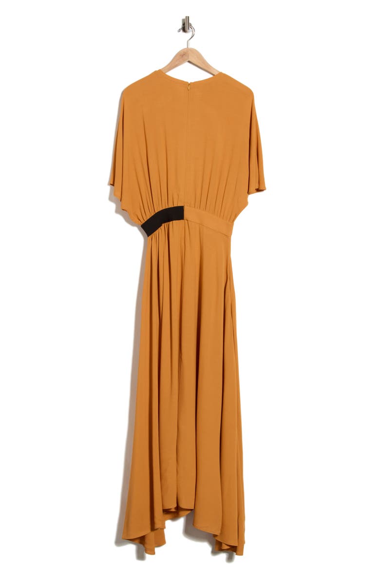 Short Sleeve Dress, Alternate, color, SAFFRON
