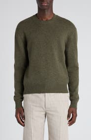 Bottega Veneta Classic Cashmere Blend Sweater with Intrecciato Suede Hearts
