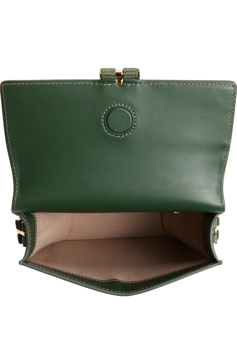 TOM FORD Mini Tara Lizard Embossed Suede Crossbody Bag, Alternate, color,