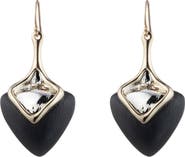 Alexis Bittar Two-Tone Sculptural Drop Earrings