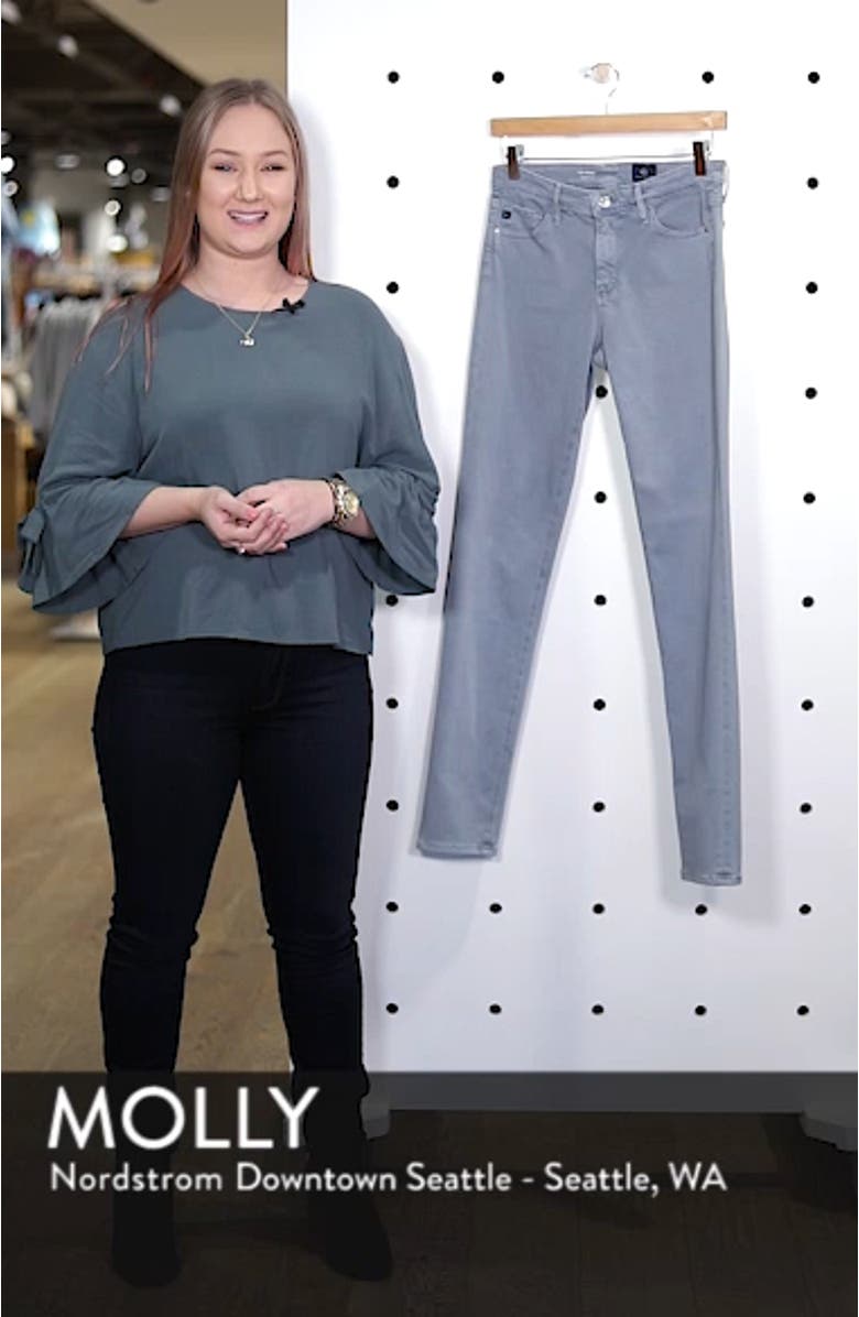 'The Prima' Cigarette Leg Skinny Jeans, sales video thumbnail