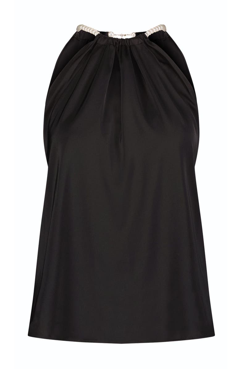 The Noli Shop Mika Silky Halter Top, Alternate, color, 