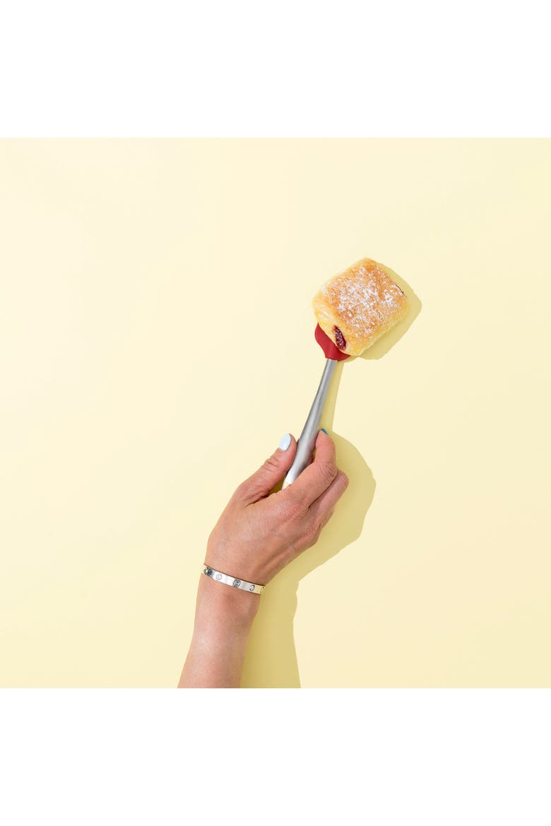 8-Inch Silicone Piccolo Spatula, Alternate, color, Red