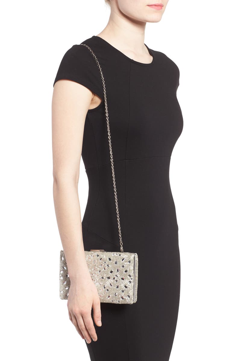 Glint Beaded Clutch, Alternate, color,