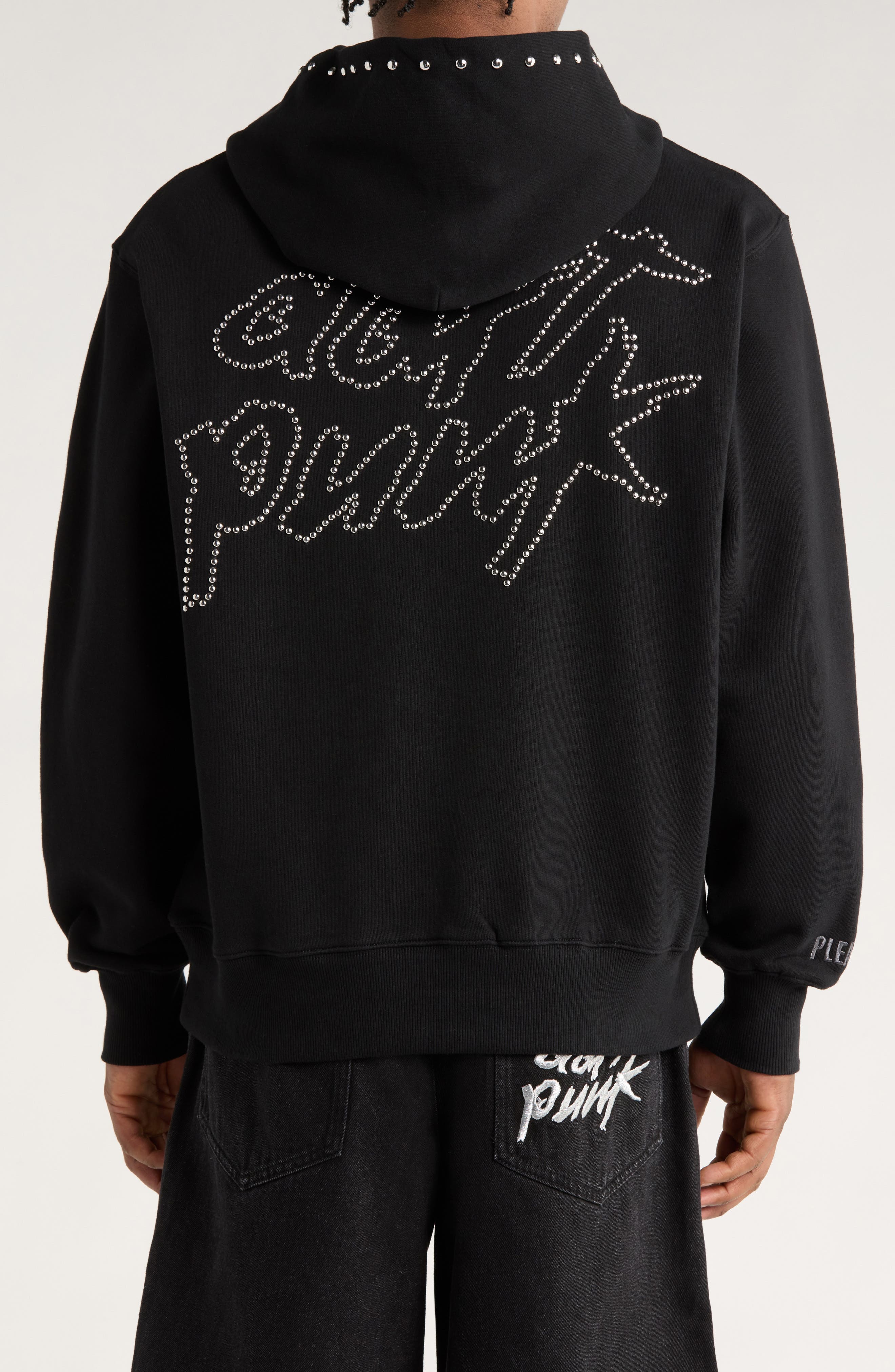x Daft Punk Lucky Studded Hoodie (Men) | Nordstrom