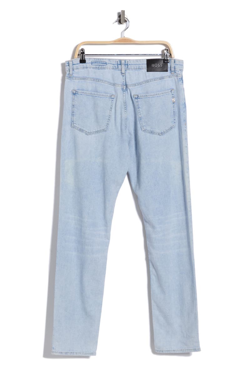 Maine Regular Fit Straight Leg Jeans, Alternate, color, LIGHT/ PASTEL BLUE