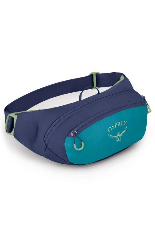 Osprey Daylite Waist Pack In Blue Spikemoss/alkaline