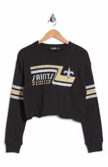 Saints Retro Crop Fleece Sweatshirt