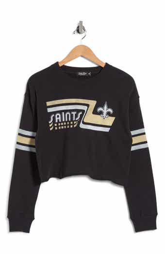Saints Retro Crop Fleece Sweatshirt