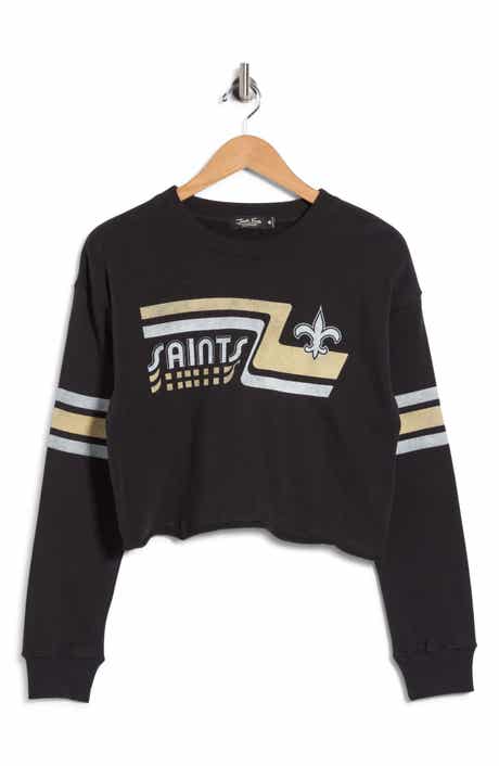 Saints Retro Crop Fleece Sweatshirt