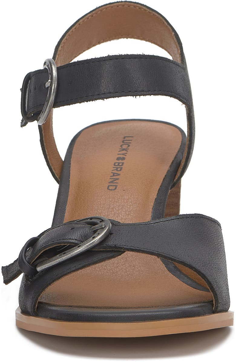 Lucky Brand Luseal Ankle Strap Sandal, Alternate, color,