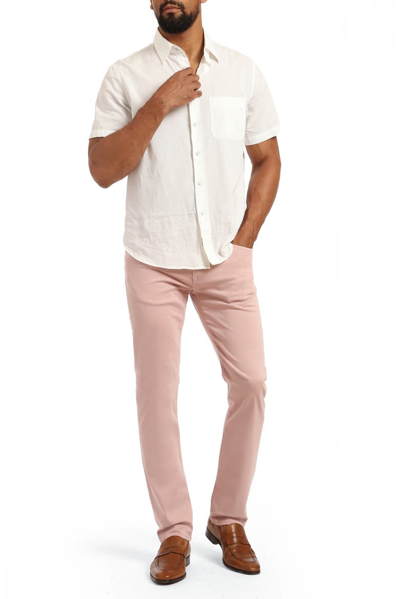 Courage Straight Leg Twill Pants, Alternate, color, BLUSHED TWILL