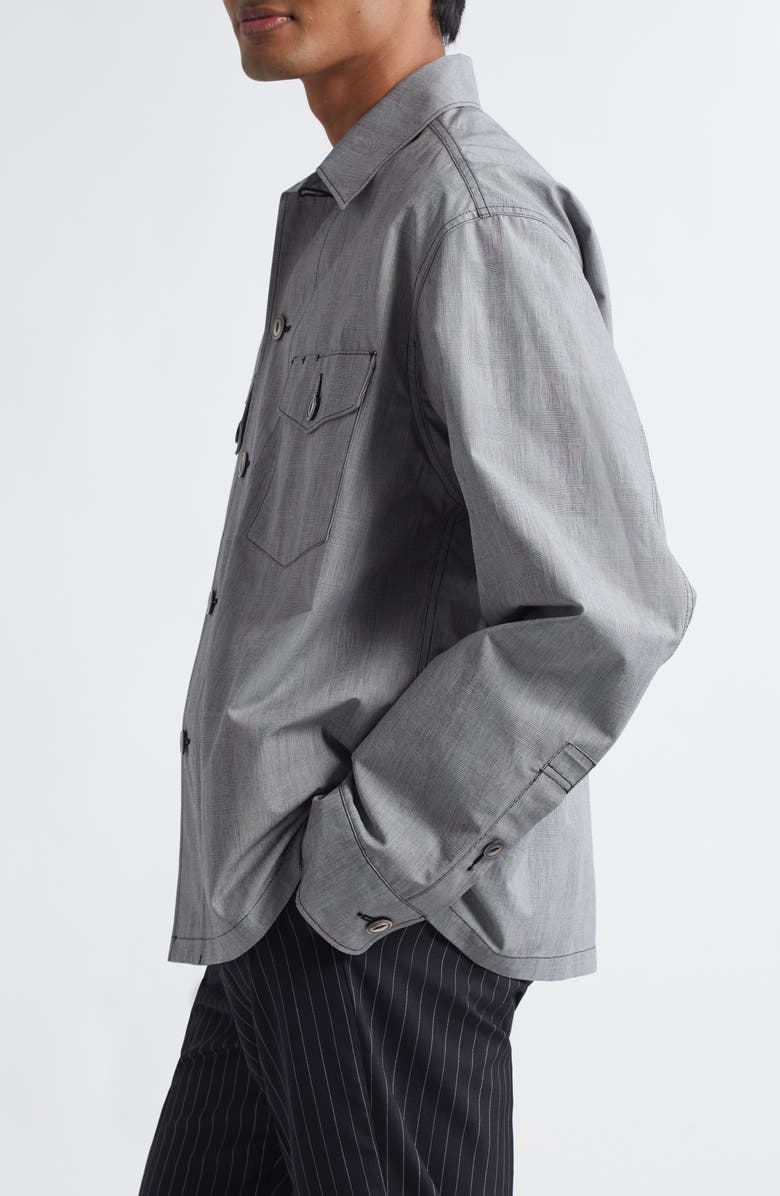 TAKAHIROMIYASHITA TheSoloist. Type 02 Smokey Jacket, Alternate, color, Black X White Glen Check