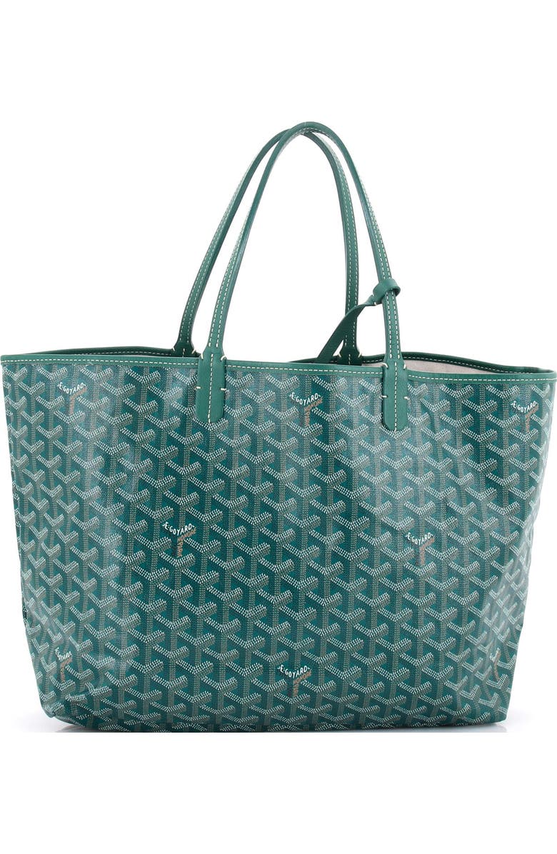 Pre-Owned Goyard Saint Louis Tote Coated Canvas PM, Alternate, color, Green