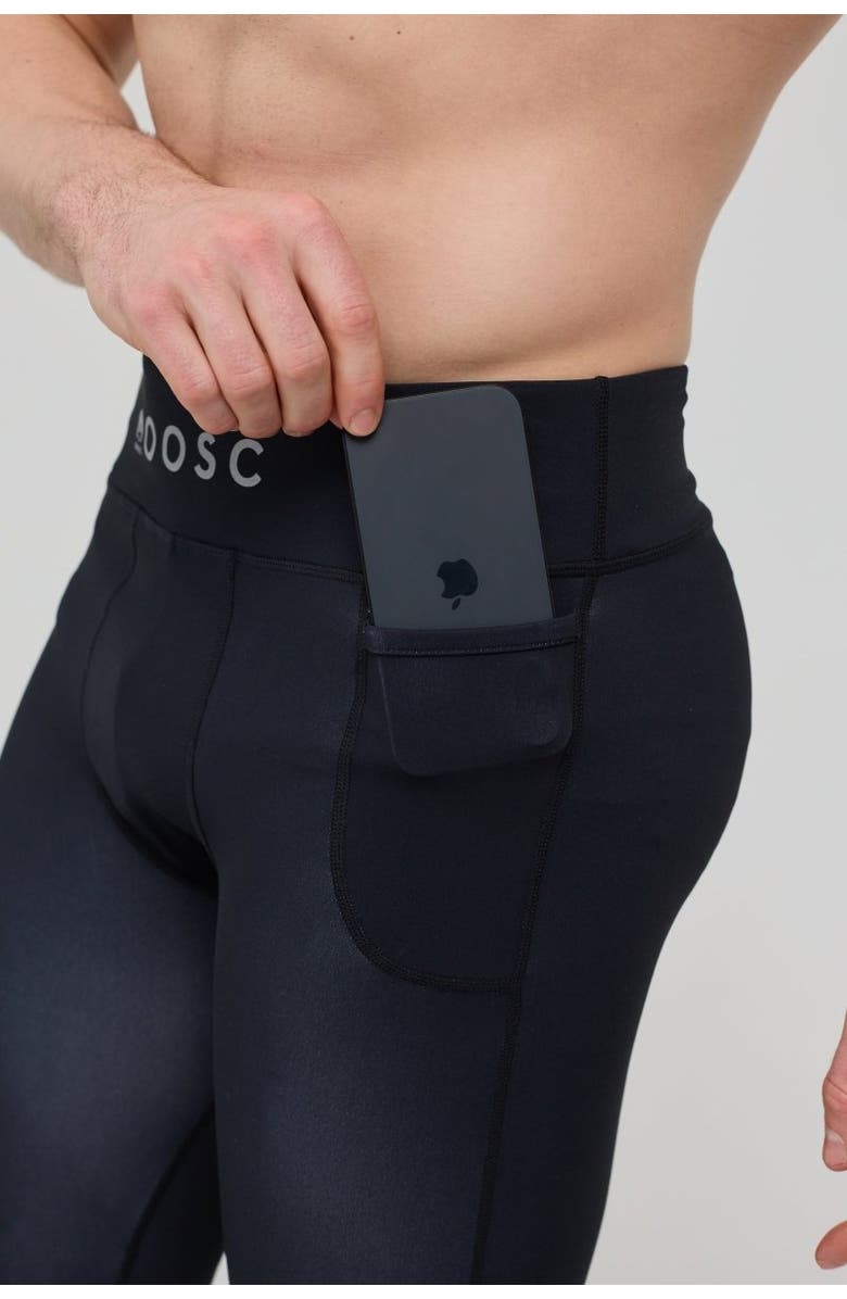 OOSC Elite Activewear Leggings - Black, Alternate, color, Black