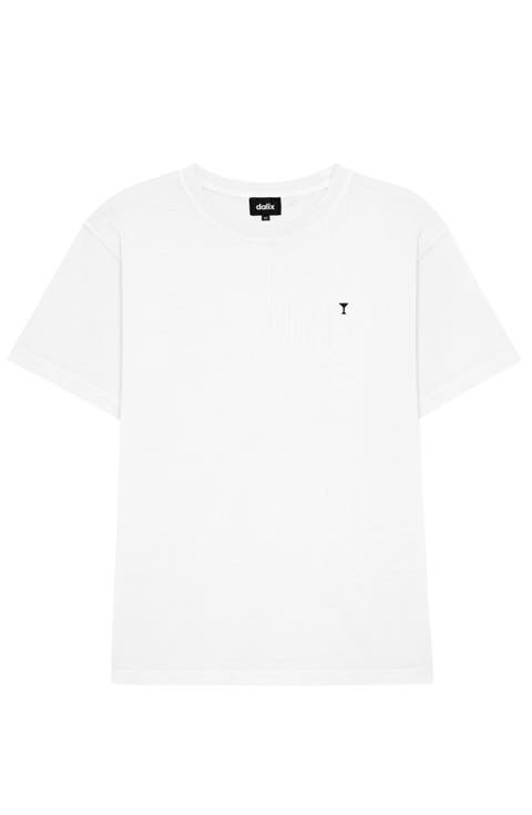 Mens Lil Martini Midweight Garment Dye Tee