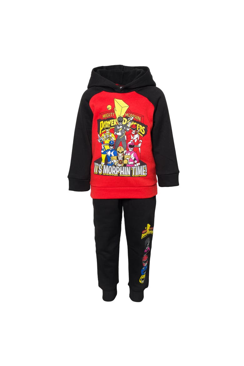 Fleece 2-Piece Hoodie and Pants Set, Alternate, color, Power Rangers Red