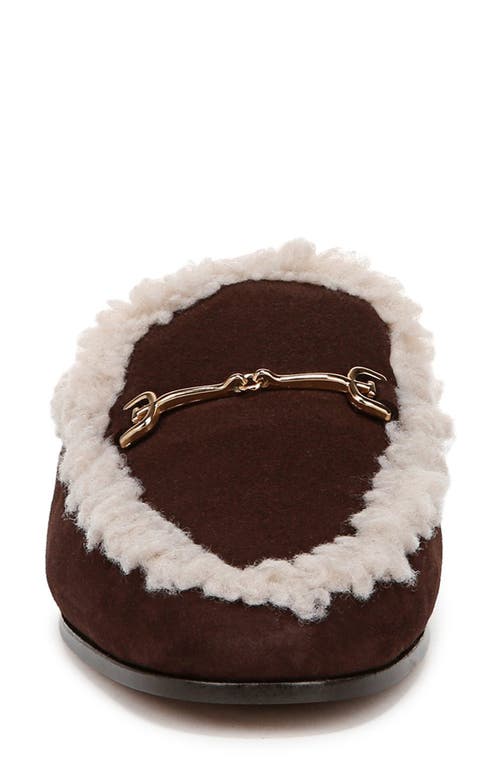 Sam Edelman Linnie Faux Shearling Mule In Brown