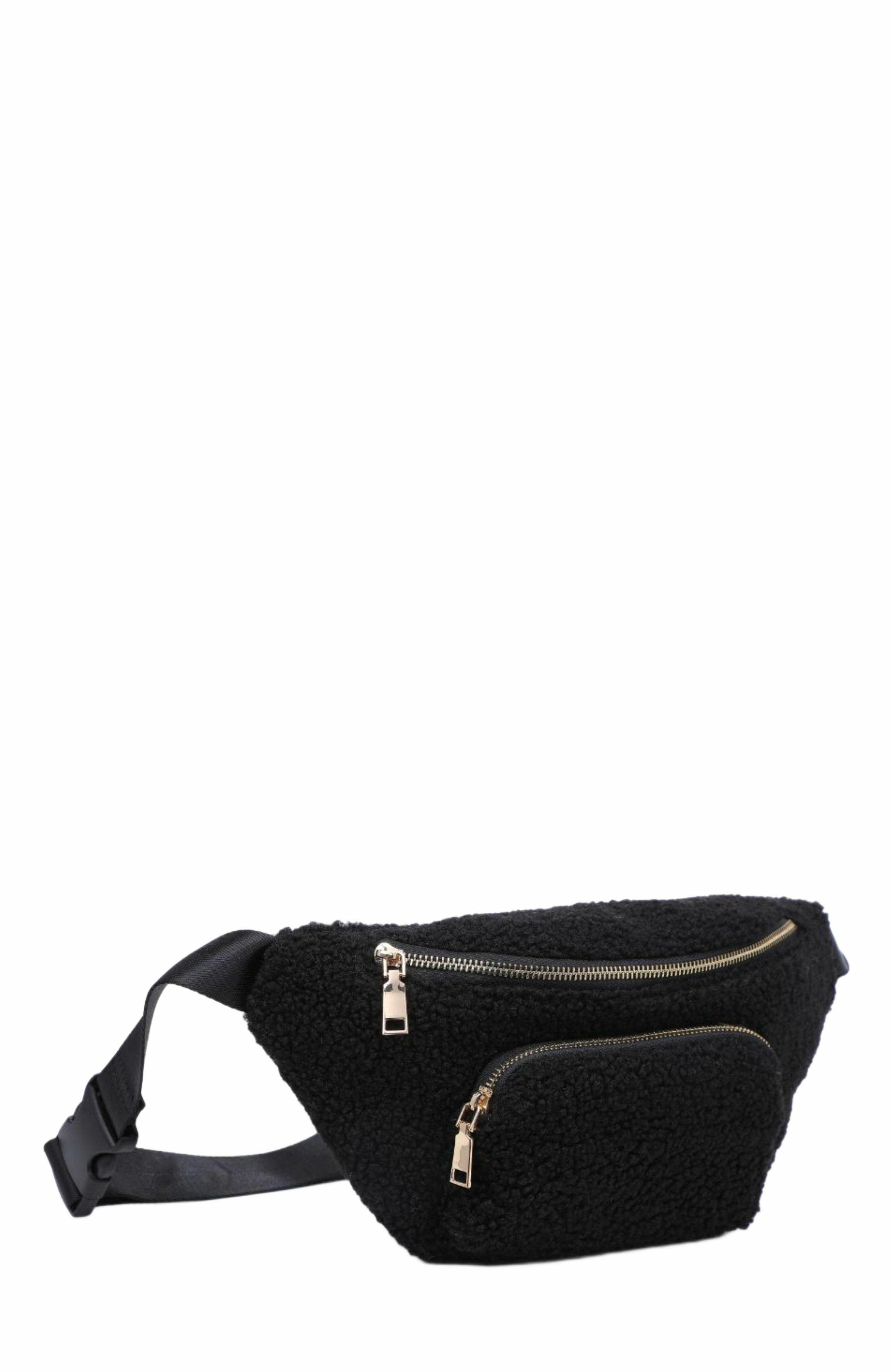 MODA LUXE Orson Belt Bag, Alternate, color, Black