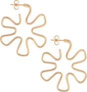 Bea Bongiasca Daisy Hoop Earrings