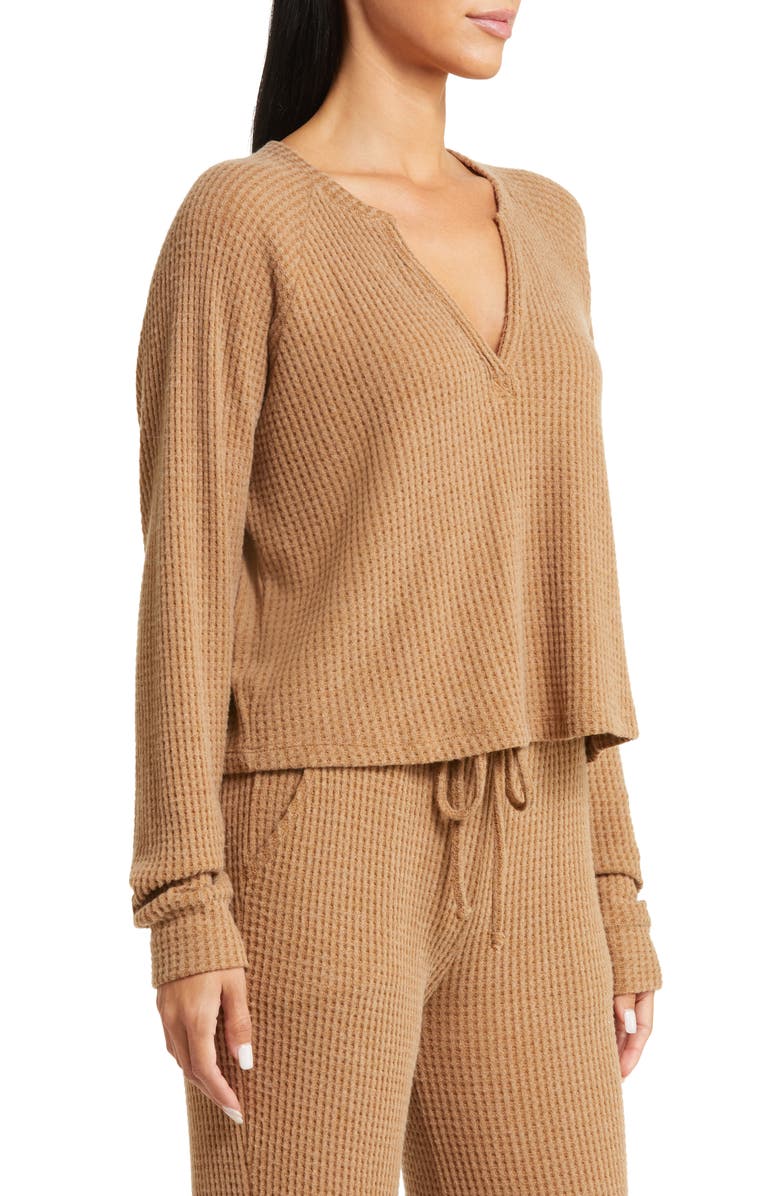 Beyond Yoga Free Style Waffle Knit Pullover, Alternate, color,