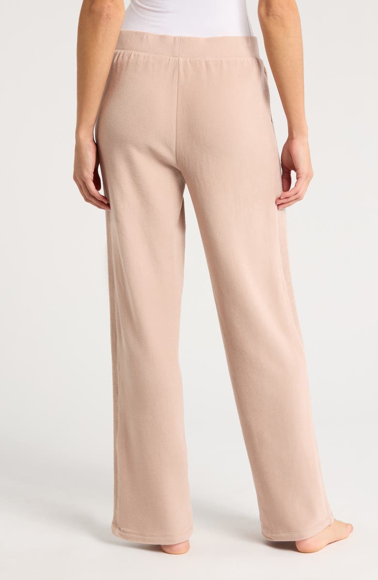 Barefoot Dreams<sup>®</sup> Malibu Collection<sup>®</sup> Brushed Fleece Track Pants, Alternate, color, Willow