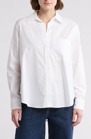 French Connection Oxford Boyfriend Button-Up Shirt