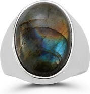Yield of Men Men's Labradorite Domed Ring