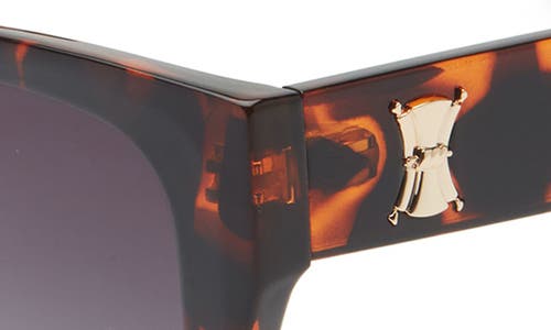 Le Specs The Illusion 54mm Gradient Square Sunglasses In Brown