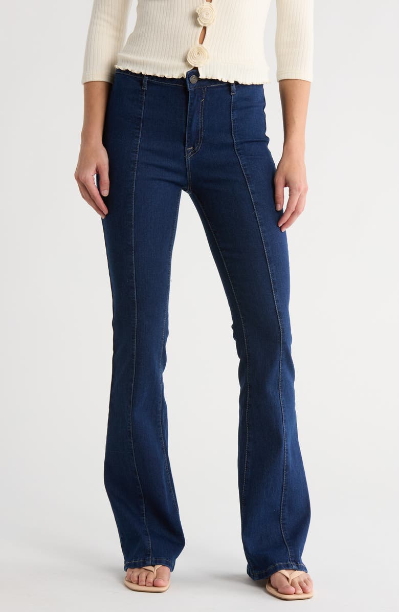 Vigoss Pocketless Bootcut Jeans, Main, color, 