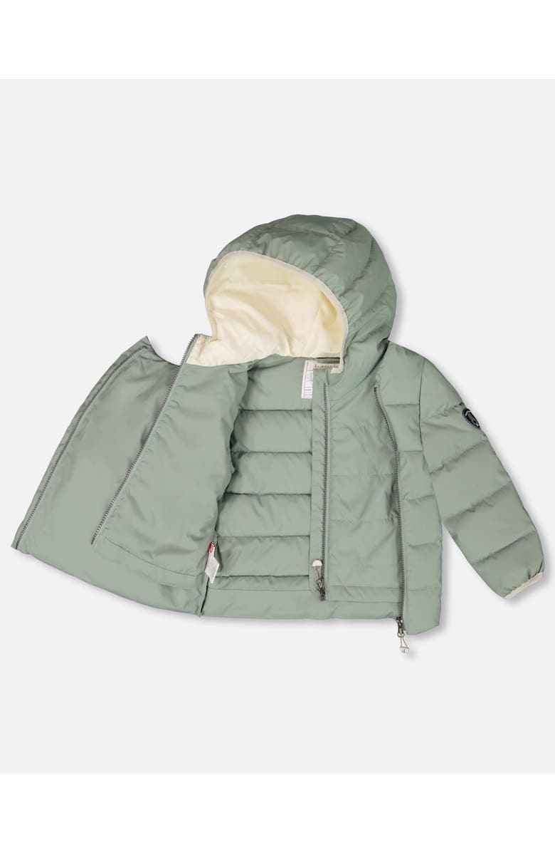 Deux par Deux Compressible Winter Puffy Coat Designed for Car Seat, Alternate, color, 