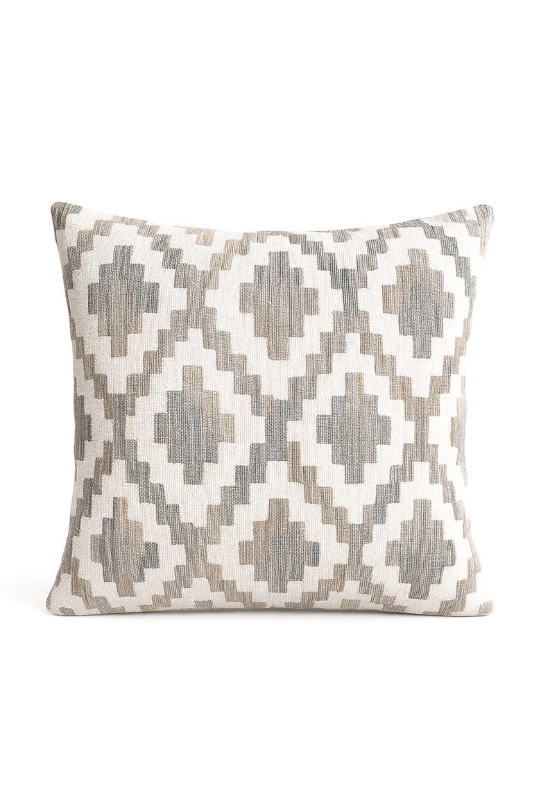Terra Diamond Pillow, Main, color, Natural Beige