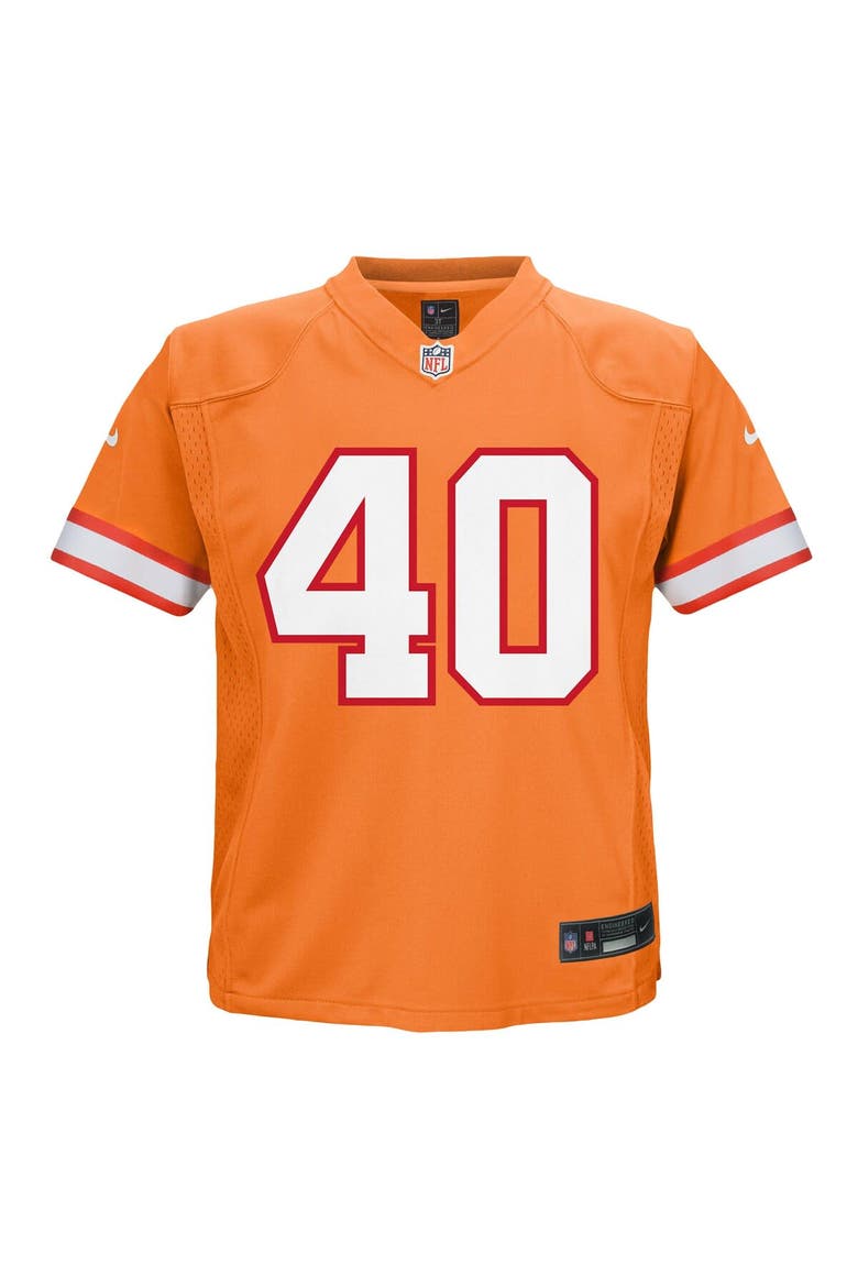 Preschool Nike Mike Alstott Orange Tampa Bay Buccaneers Retired Player Game Jersey, Alternate, color, Orange