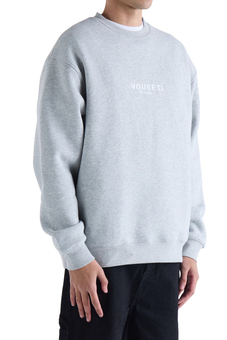 OG Fleece Crewneck Sweatshirt, Alternate, color, GREY MARL