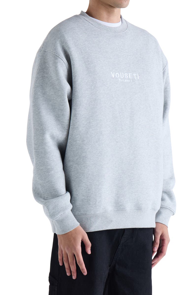 VOUSETI OG Fleece Crewneck Sweatshirt, Alternate, color, 