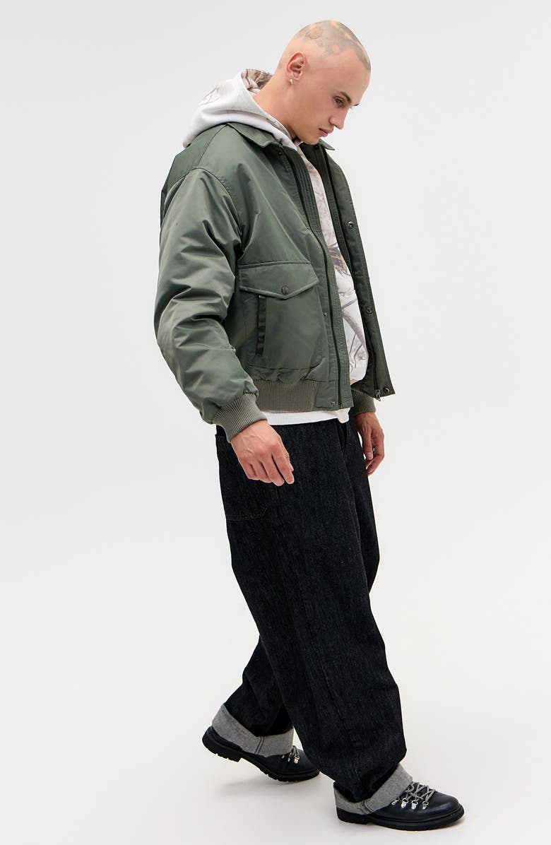 BDG Urban Outfitters Leaf Camo Hoodie, Alternate, color, White Barko