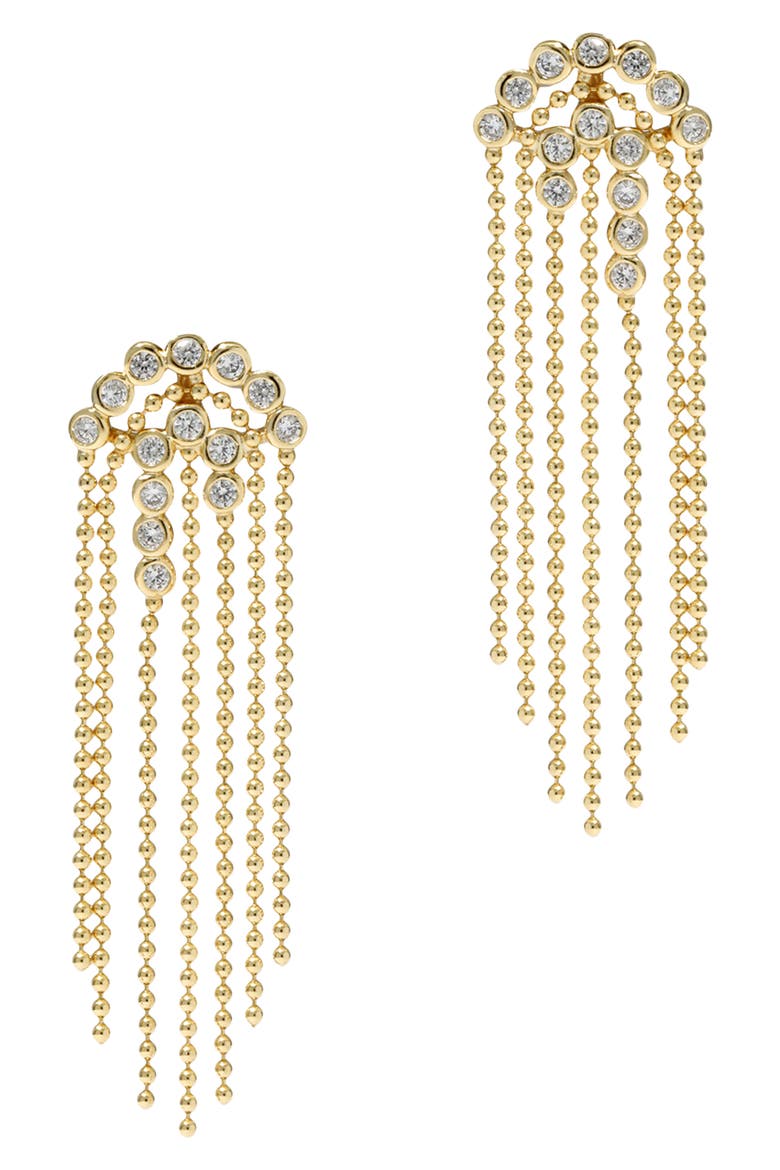 Asterales Bubble Fringe Chandelier Earrings, Main, color, STONES
