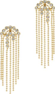 Alexis Bittar Asterales Bubble Fringe Chandelier Earrings